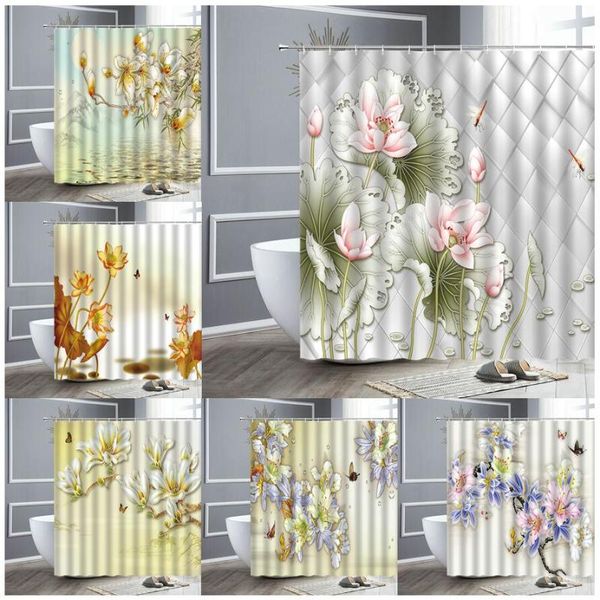shower curtains chinese style flower curtain set lotus butterfly landscape waterproof bathroom decor polyester fabric hooks bath
shower curtains chinese style flower curtain set lotus butterfly landscape waterproof bathroom decor polyester fabric hooks bath