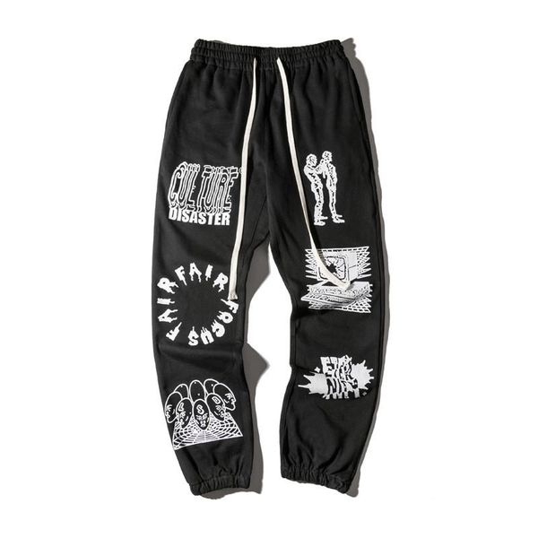 men's pants hi street graffiti hip hop joggers fashion streetwear painted harajuku sweatpants sportswear trousers elastic waist, Black
men's pants hi street graffiti hip hop joggers fashion streetwear painted harajuku sweatpants sportswear trousers elastic waist, Black