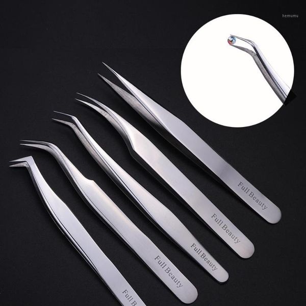 1pc stainless eyebrow tweezers picking eyelash rhinestone tip forceps curved straight precision extension makeup tool lau01-05-11
1pc stainless eyebrow tweezers picking eyelash rhinestone tip forceps curved straight precision extension makeup tool lau01-05-11