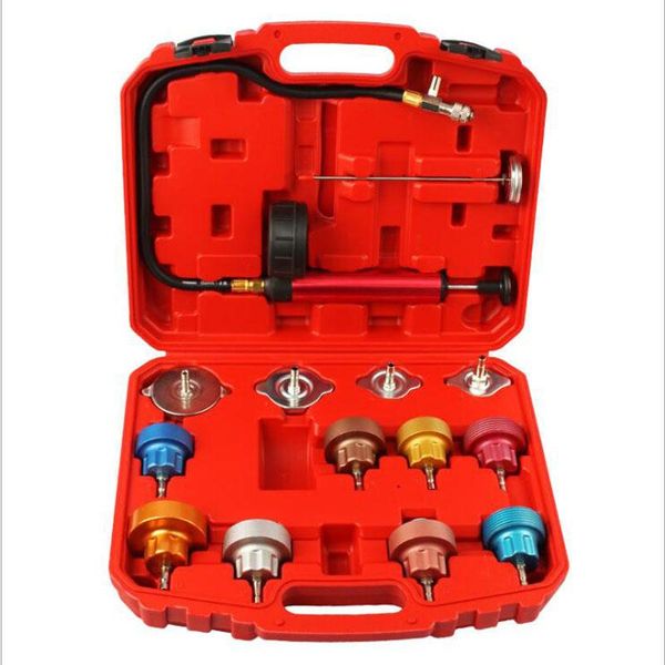 professional hand tool sets 14pcs universal radiator pressure tester vacuum type cooling system test detector set testeur refroidissement
professional hand tool sets 14pcs universal radiator pressure tester vacuum type cooling system test detector set testeur refroidissement