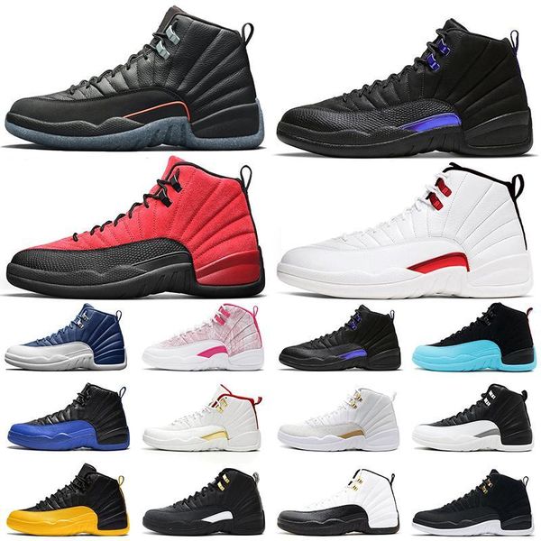 12 basketball shoes 12s utility dark concord indigo reverse flu game royal twist women mens trainers sports sneakers, Black
12 basketball shoes 12s utility dark concord indigo reverse flu game royal twist women mens trainers sports sneakers, Black