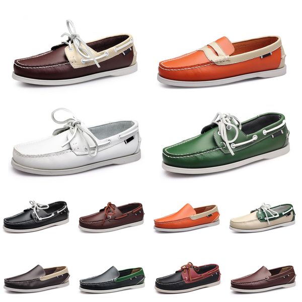 men casual shoes loafers leather sneakers bottom low cut classic triple white gr, Black
men casual shoes loafers leather sneakers bottom low cut classic triple white gr, Black