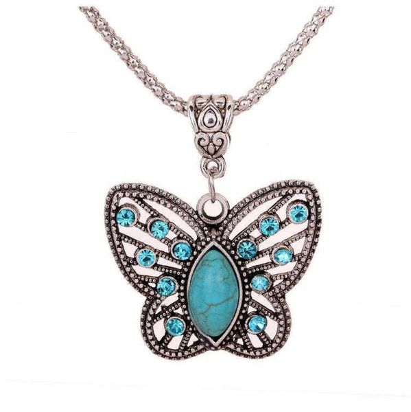 butterfly tibetan silver turquoise pendant necklaces fashion gift national style women men diy necklace pendants
butterfly tibetan silver turquoise pendant necklaces fashion gift national style women men diy necklace pendants