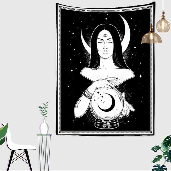 tapestries woman moon tapestry flower wall hanging room sky carpet dorm art home decoration tarot 
tapestries woman moon tapestry flower wall hanging room sky carpet dorm art home decoration tarot