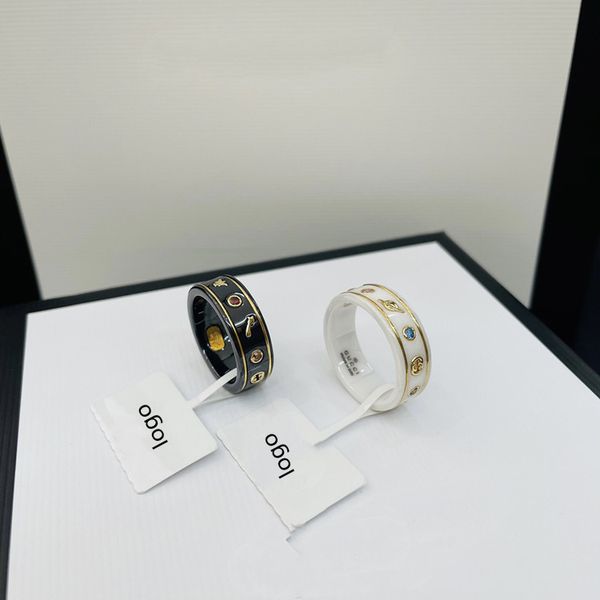 double ring black and white letter bee star color diamond love classic couple black friday deals, Silver
double ring black and white letter bee star color diamond love classic couple black friday deals, Silver