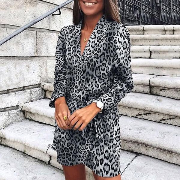 casual dresses dress leopard print long sleeve slim bodycon female v-neck bandage irregular women fashion party 2021, Black;gray
casual dresses dress leopard print long sleeve slim bodycon female v-neck bandage irregular women fashion party 2021, Black;gray
