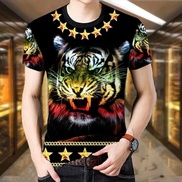 men's t-shirts 2021 3d animal tiger/wolf print domineering t-shirt summer short sleeve loose dragon fashion male m-4xl, White;black
men's t-shirts 2021 3d animal tiger/wolf print domineering t-shirt summer short sleeve loose dragon fashion male m-4xl, White;black