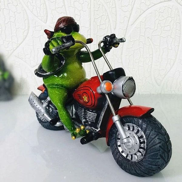 novelty items riding a motorcycle bullfrog ornaments suitable for living room and bedroom home decoration resin frog gift boyfriend
novelty items riding a motorcycle bullfrog ornaments suitable for living room and bedroom home decoration resin frog gift boyfriend