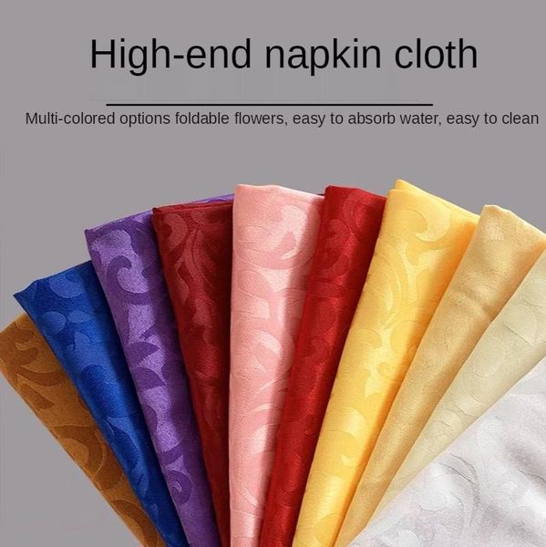 table napkin 10pcs cloth napkins polyester restaurant dinner wedding banquet decor supplies party decoration multiple colour
table napkin 10pcs cloth napkins polyester restaurant dinner wedding banquet decor supplies party decoration multiple colour