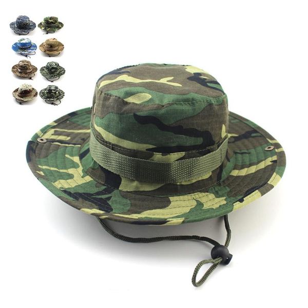 cloches est fashion camouflage mountaineering caps for men women summer man's round boonie hats military camping outdoor hat, Blue;gray
cloches est fashion camouflage mountaineering caps for men women summer man's round boonie hats military camping outdoor hat, Blue;gray