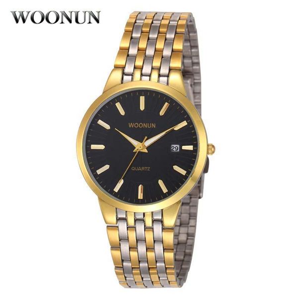 wristwatches luxury business watches men gold stainless steel date quartz mens relogios masculino montres homme, Slivery;brown
wristwatches luxury business watches men gold stainless steel date quartz mens relogios masculino montres homme, Slivery;brown