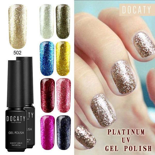 docaty platinum color gel nail varnishes semi permanent art glitter lacquer long lasting soak off uv polish primer1, Red;pink
docaty platinum color gel nail varnishes semi permanent art glitter lacquer long lasting soak off uv polish primer1, Red;pink