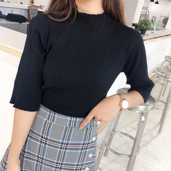 women's sweaters sweater fashion and by females round neck collar pullover knitting bottoming shirt kinitwear for winter, White;black
women's sweaters sweater fashion and by females round neck collar pullover knitting bottoming shirt kinitwear for winter, White;black
