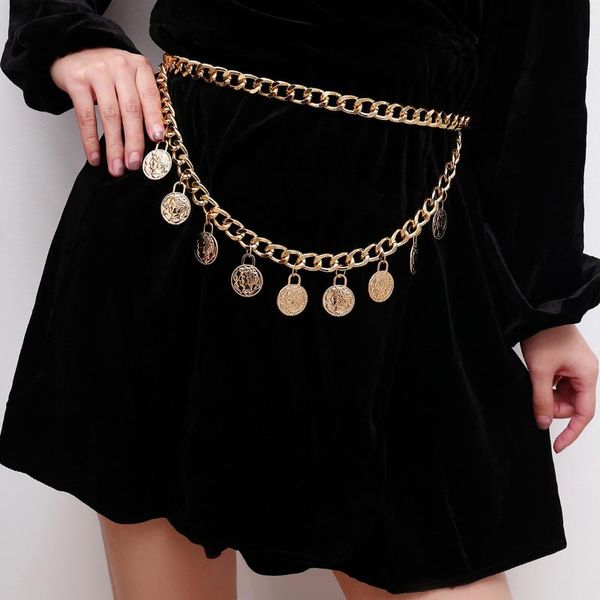 belts fashion lady small gold silver coin tassel metal waist chain for dresses fringed alloy women thin belt female long chains, Black;brown
belts fashion lady small gold silver coin tassel metal waist chain for dresses fringed alloy women thin belt female long chains, Black;brown