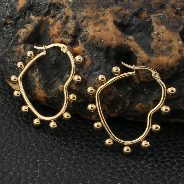 hoop & huggie gold color fashion heart stainless steel jewelry simple earrings personality bijoux femmes joyas mujer store egkzbuep, Golden;silver
hoop & huggie gold color fashion heart stainless steel jewelry simple earrings personality bijoux femmes joyas mujer store egkzbuep, Golden;silver