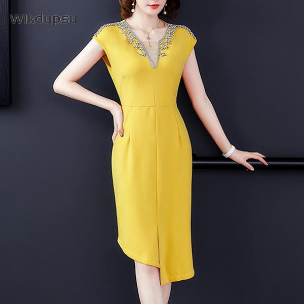 casual dresses elegant crystal dress women summer sleeveless v neck vintage french office lady work formal party vestidos plus size, Black;gray
casual dresses elegant crystal dress women summer sleeveless v neck vintage french office lady work formal party vestidos plus size, Black;gray