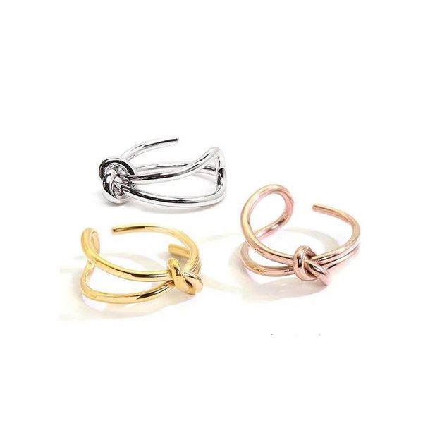 cluster rings stainless steel knot ring women simple gold eternal forever gift for him, Golden;silver
cluster rings stainless steel knot ring women simple gold eternal forever gift for him, Golden;silver