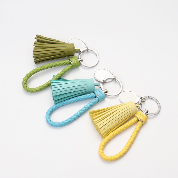 factory wholesale bag pendant multicolor leather rope heat transfer printing blank tassel key chain pendant party gift
factory wholesale bag pendant multicolor leather rope heat transfer printing blank tassel key chain pendant party gift