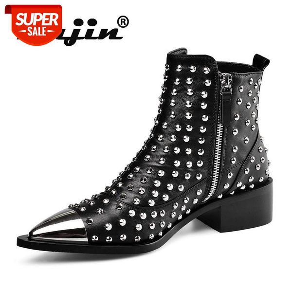 fashion 2021 buckle genuine leather rivets motorcycle ankle boots female spring/autumn boots sandals shoes women #qz19
fashion 2021 buckle genuine leather rivets motorcycle ankle boots female spring/autumn boots sandals shoes women #qz19