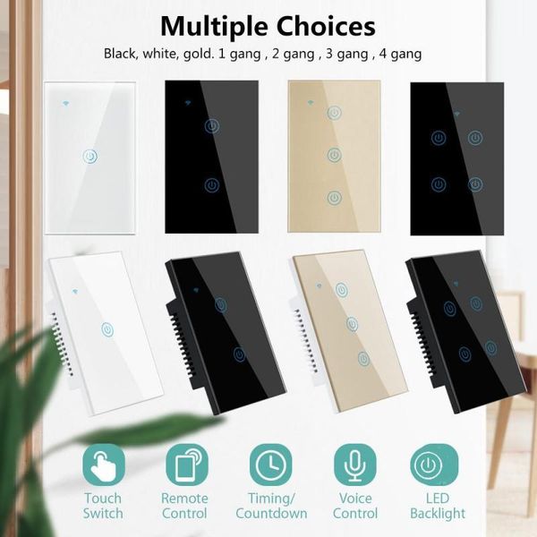 smart home control tuya wifi bluetooth touch switch zero fire single us glass panel remote work with alexa google
smart home control tuya wifi bluetooth touch switch zero fire single us glass panel remote work with alexa google