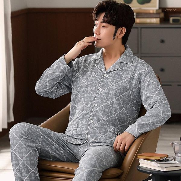 long sleeve spring summer flannel pajama sets for men cotton sleepwear suit pyjamas lounge homewear home clothes men's, Black;brown
long sleeve spring summer flannel pajama sets for men cotton sleepwear suit pyjamas lounge homewear home clothes men's, Black;brown