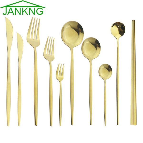 dinnerware sets 6pcs gold cutlery ice spoon dessert fork dinner knife stainless steel set shiny flatware kitchen tableware
dinnerware sets 6pcs gold cutlery ice spoon dessert fork dinner knife stainless steel set shiny flatware kitchen tableware