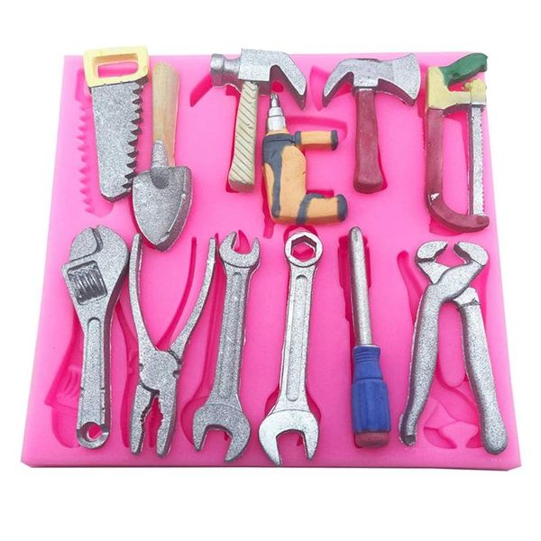 baking & pastry tools 3d repair cake mould silicone hammer scissors shape fondant chocolate moulds diy sugar dessert decorations 13.5x13x1cm
baking & pastry tools 3d repair cake mould silicone hammer scissors shape fondant chocolate moulds diy sugar dessert decorations 13.5x13x1cm
