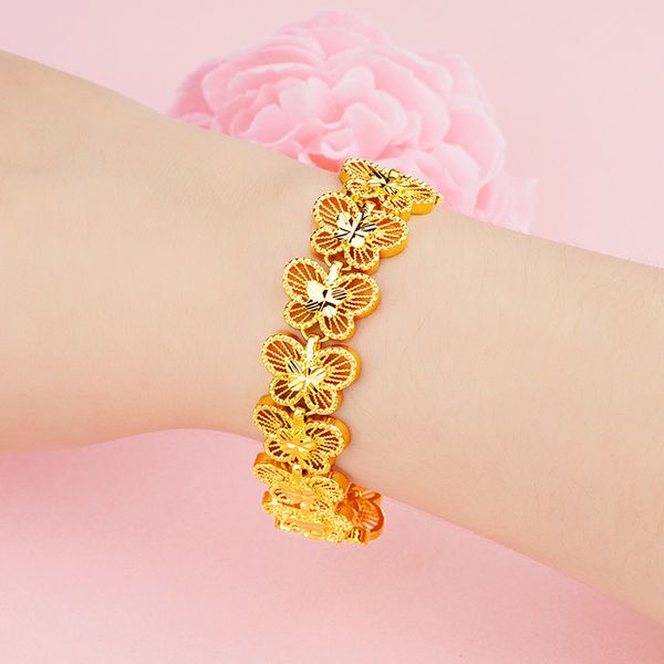 24k butterfly pendant bracelets for women sweet charming beach bangle gift fashion gold jewelry christmas gifts, Golden;silver
24k butterfly pendant bracelets for women sweet charming beach bangle gift fashion gold jewelry christmas gifts, Golden;silver