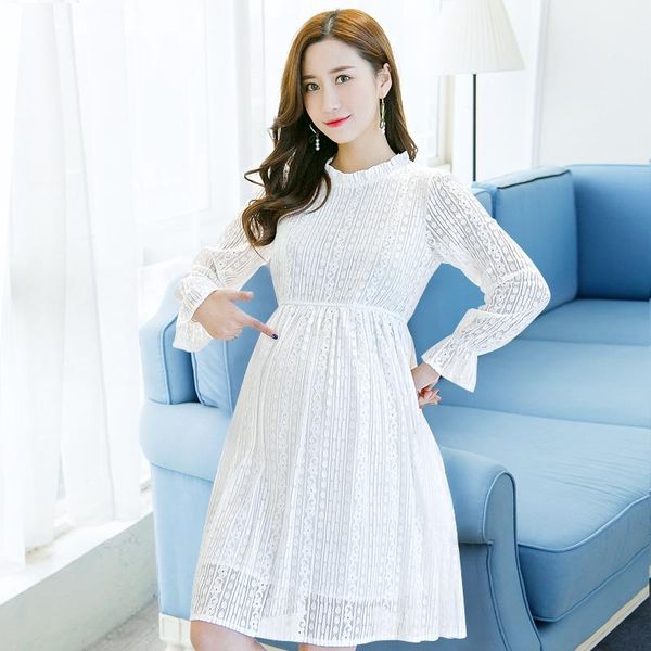 maternity dresses 6305# clothes spring autumn long sleeve easy matching loose a line dress for pregnant women pregnancy, White
maternity dresses 6305# clothes spring autumn long sleeve easy matching loose a line dress for pregnant women pregnancy, White