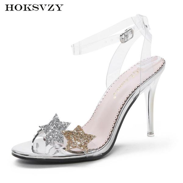 summer fashion thin heeled a- line with women's sandals transparent cutout high-heeled shoes, Black
summer fashion thin heeled a- line with women's sandals transparent cutout high-heeled shoes, Black