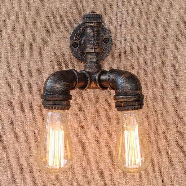 wall lamp retro vintage steampunk pipe light with edison bulb/led bulb lights for bedroom/bathroom/living room/bar/cafe
wall lamp retro vintage steampunk pipe light with edison bulb/led bulb lights for bedroom/bathroom/living room/bar/cafe