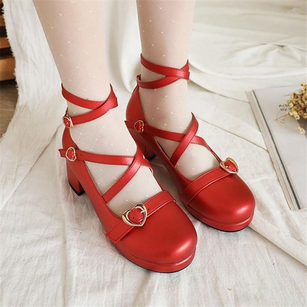 dress shoes pxelena plus size 34-43 women cross tied pumps 2021 spring autumn med heel mary janes cosplay student red pink beige, Black
dress shoes pxelena plus size 34-43 women cross tied pumps 2021 spring autumn med heel mary janes cosplay student red pink beige, Black