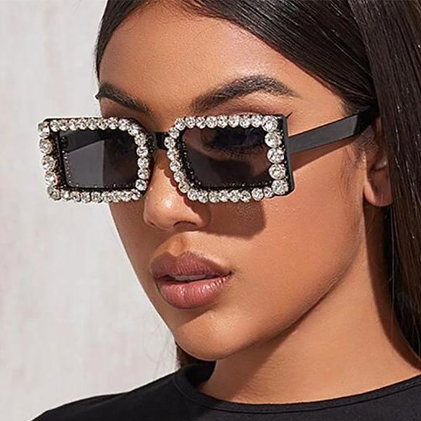 rectangle small diamond sunglasses women 2021 fashion black shades square female uv400, White;black
rectangle small diamond sunglasses women 2021 fashion black shades square female uv400, White;black