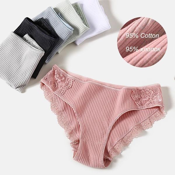women's panties cotton underwear comfort underpants floral lace briefs for woman low-rise pantys intimates l xl, Black;pink
women's panties cotton underwear comfort underpants floral lace briefs for woman low-rise pantys intimates l xl, Black;pink