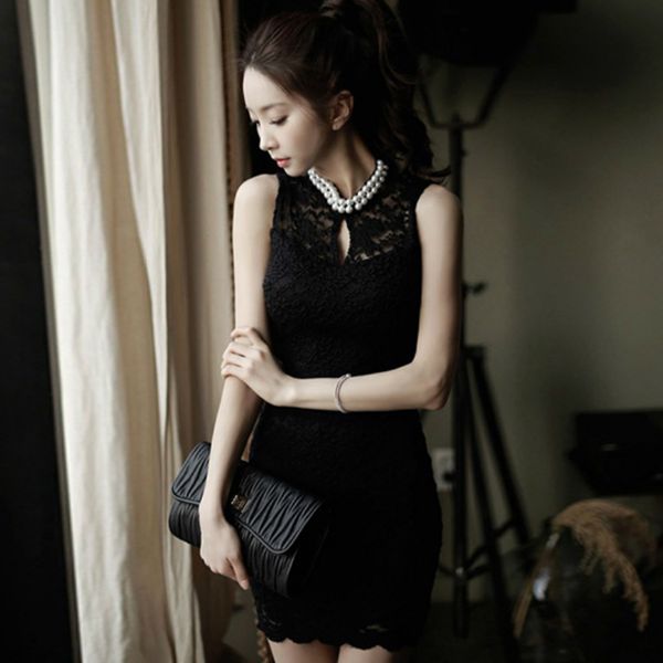 fashion sleeveless summer dress hollow out lace black dress women beading women dress vestidos de verano dresses c829 210426, Black;gray
fashion sleeveless summer dress hollow out lace black dress women beading women dress vestidos de verano dresses c829 210426, Black;gray