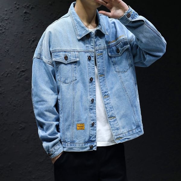 menmen light blue denim jackets jeans coats spring and autumn cotton jeans jackets denim coats men fit jackets 5xlmens, Black;brown
menmen light blue denim jackets jeans coats spring and autumn cotton jeans jackets denim coats men fit jackets 5xlmens, Black;brown
