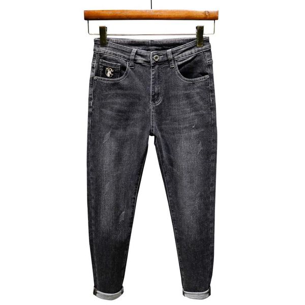 men's jeans brand men slim fit stretch black gray male pants denim trousers autumn arrivals clothing fashion pockets, Blue
men's jeans brand men slim fit stretch black gray male pants denim trousers autumn arrivals clothing fashion pockets, Blue