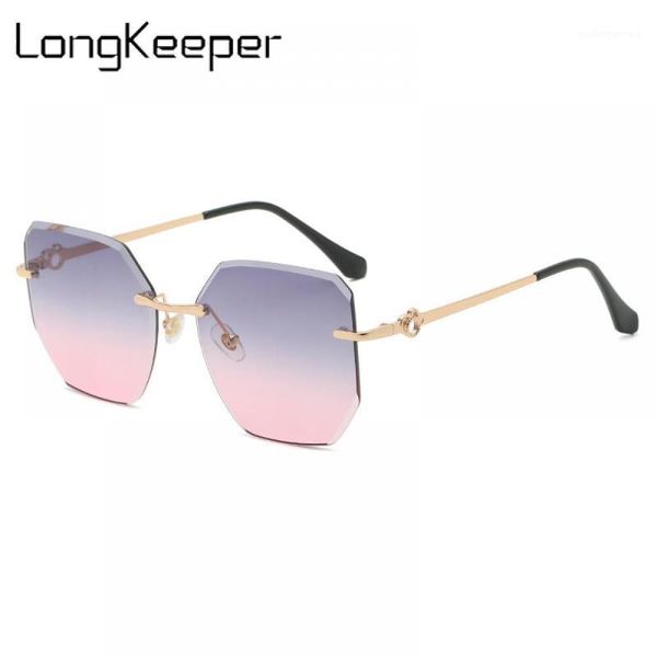 longkeeper rimless women sunglasses fashion female vintage sun glasses retro lady summer oculos feminino, White;black
longkeeper rimless women sunglasses fashion female vintage sun glasses retro lady summer oculos feminino, White;black