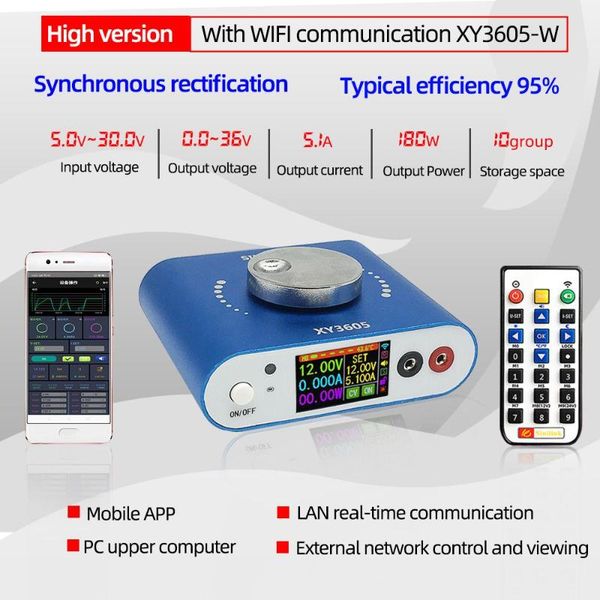 buck converter wifi digital control 5.1a dc adjustable regulated power supply lcd screen remote controlers
buck converter wifi digital control 5.1a dc adjustable regulated power supply lcd screen remote controlers