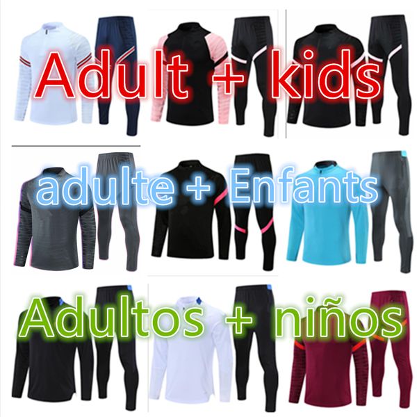 2021 men +kids messi mbappe football training suit suits jerseys hazard benzema modric survetement maillots de foot chandal futbol tuta jogg, Black;yellow
2021 men +kids messi mbappe football training suit suits jerseys hazard benzema modric survetement maillots de foot chandal futbol tuta jogg, Black;yellow
