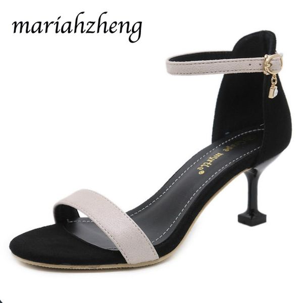 meriahzheng 6cm summer fashion word buckle shallow mouth sandals fine heel color matching open toe high women's shoes tws, Black
meriahzheng 6cm summer fashion word buckle shallow mouth sandals fine heel color matching open toe high women's shoes tws, Black