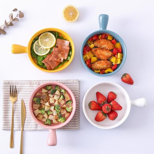 dishes & plates nordic ceramic salad bowl with handle breakfast cereal fruit solid color dessert soup noodle baking
dishes & plates nordic ceramic salad bowl with handle breakfast cereal fruit solid color dessert soup noodle baking