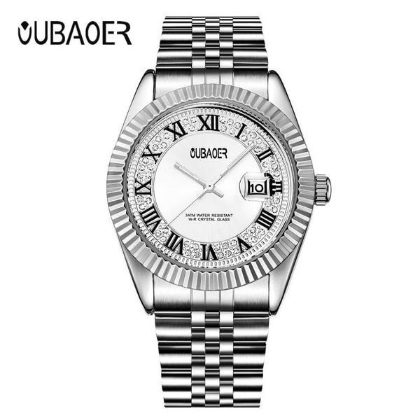 wristwatches oubaoer fashion casual watches men analog men's quartz date clock military wrist watch relogio masculino, Slivery;brown
wristwatches oubaoer fashion casual watches men analog men's quartz date clock military wrist watch relogio masculino, Slivery;brown