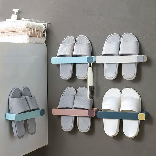 2pc bathroom wall mounted slippers hanger shoe organizer family storage rack can space saving hanging box clothing & wardrobe
2pc bathroom wall mounted slippers hanger shoe organizer family storage rack can space saving hanging box clothing & wardrobe