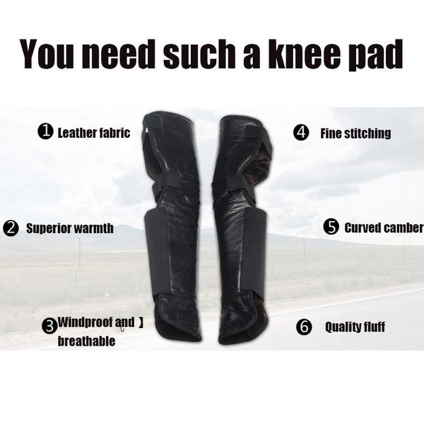 elbow & knee pads riding leather long braces fleece lined windproof warm for cycling skiing ncm99, Black;gray
elbow & knee pads riding leather long braces fleece lined windproof warm for cycling skiing ncm99, Black;gray