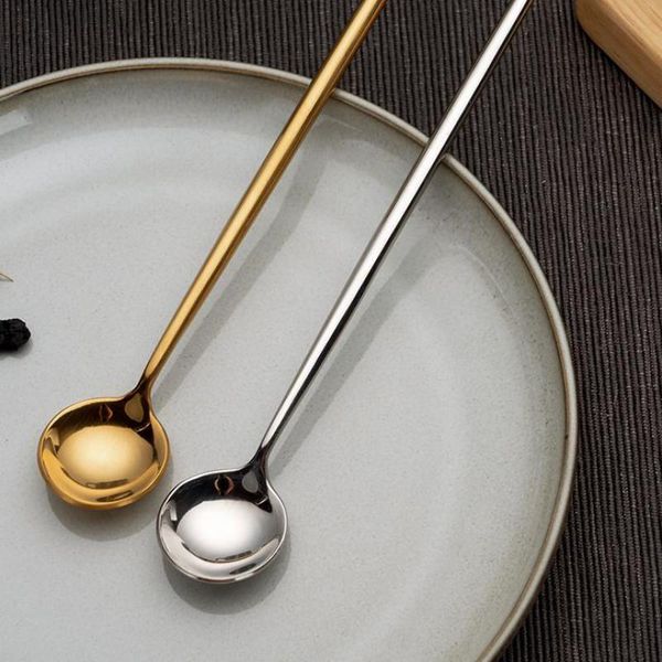 spoons 1pc or 2pc 19.5*3cm household long handle spoon creative gold stainless steel mixing extended coffee stick accessories
spoons 1pc or 2pc 19.5*3cm household long handle spoon creative gold stainless steel mixing extended coffee stick accessories