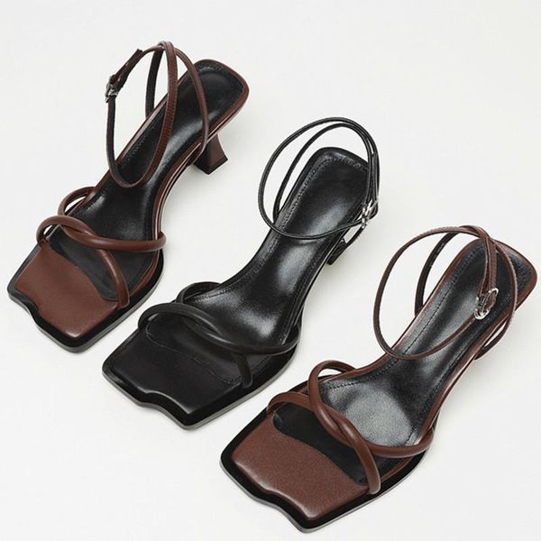 sandals summer 2021 elegant women open toe high heels buckle strap shoes woman comfort pumps s335, Black
sandals summer 2021 elegant women open toe high heels buckle strap shoes woman comfort pumps s335, Black