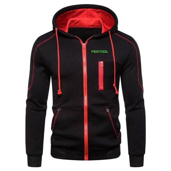 men's hoodies & sweatshirts 2021 festool men england style zipper hoodie classic spring autumn hooded coat man fashion casual delicate, Black
men's hoodies & sweatshirts 2021 festool men england style zipper hoodie classic spring autumn hooded coat man fashion casual delicate, Black