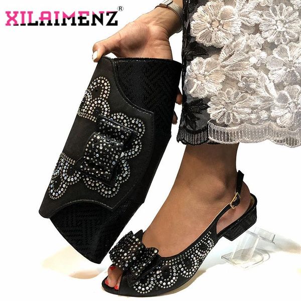 dress shoes arrival italian ladies and bags to match set decorated sandals elegant party african for wedding, Black
dress shoes arrival italian ladies and bags to match set decorated sandals elegant party african for wedding, Black