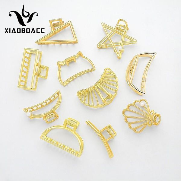 hair clips & barrettes xiaoboacc metal for women korean fashion temperament large bathing hairpins accessories, Golden;silver
hair clips & barrettes xiaoboacc metal for women korean fashion temperament large bathing hairpins accessories, Golden;silver